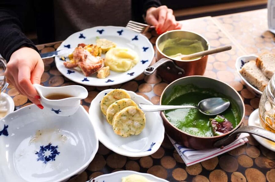 Prague: Local Food Tour in Secrets Hidden Gems - The third restaurant: finishing the food sequence before the toast