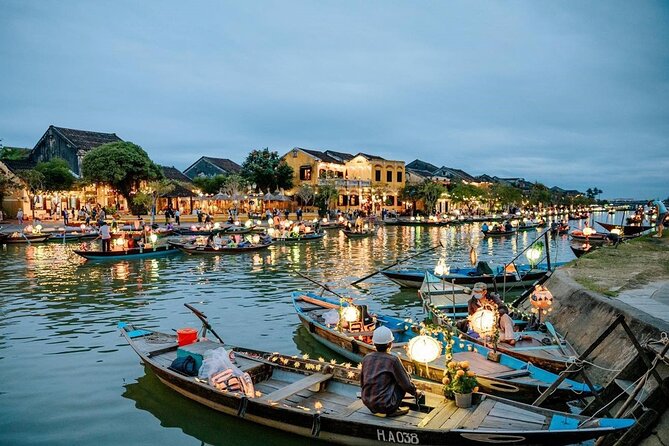 Private Boat Ride, Night Market, and Walking Tour in Hoi An - Climbing into Marble Mountain