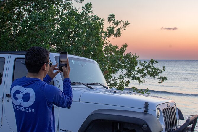Private Jeep or Buggy Tour Snorkeling Maya Park and Tacos - Yucab Reef: clear water with a choice to snorkel