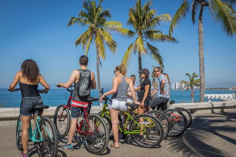 Puerto Vallarta: Bikes and Bites Tour - Meeting local guides, including Homero