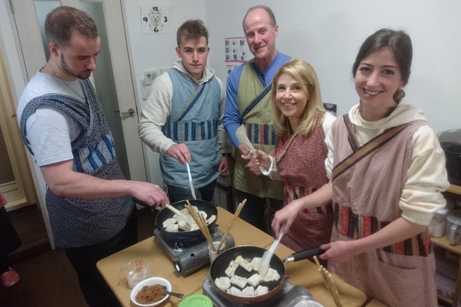 Ramen and Gyoza Cooking Class in Osaka - Building the soup and toppings