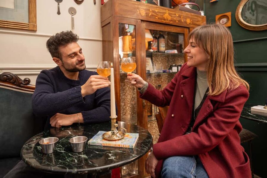 Rome: Aperitivo & Street Food Tour Delights - Beer beside the Basilica dei Santi XII Apostoli