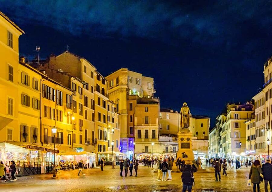 Rome Secrets: Dark History & Tasty Bites Tour - Rome after dark begins at the Portico d’Ottavia