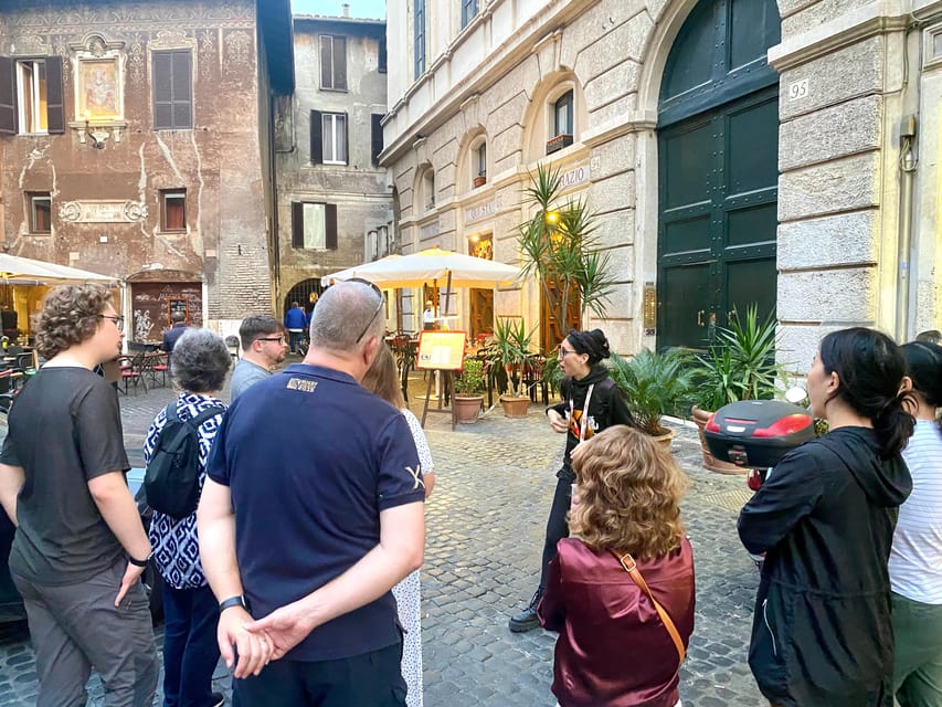 Rome: Trastevere Quarter Street Food Tour with Sightseeing - Piazza Mastai and Via di San Francesco a Ripa