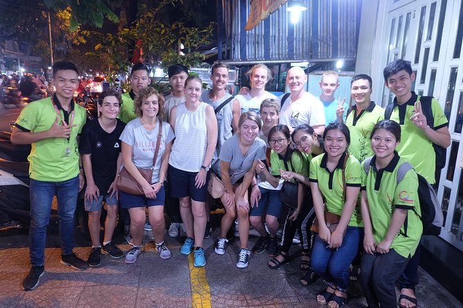 Saigon After Dark and Street Food by Motorbike and Scooter - District 4 and the BBQ seafood dinner