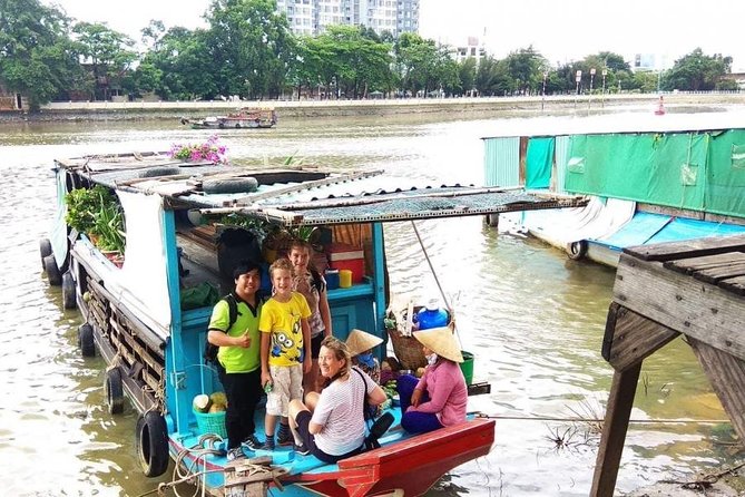Saigon Afternoon Unseen Street Food Adventure by motorbike or scooter - Coconut juice at the floating market