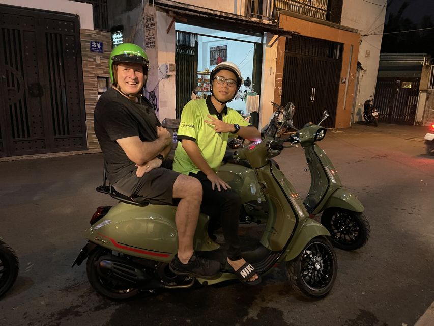 Saigon: Night Craft Beer And Street Food Tour By Vespa - Grilled rice paper at the flower market