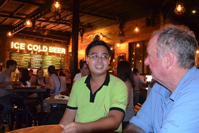 Saigon Night Scooter Experience And Local Food - Coffee inside a former weapons bunker