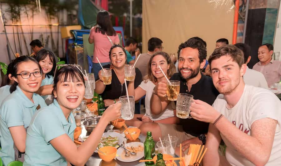 Saigon: Street Food Tasting & Sightseeing Tour by Motorbike - Bún bò Huế in District 3