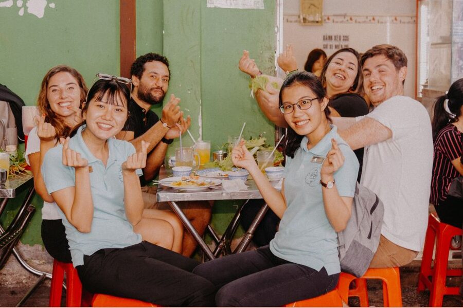 Saigon: Street Food Tasting & Sightseeing Tour by Motorbike - Grilled plantain and the Nguyễn Thiện Thuật neighborhood
