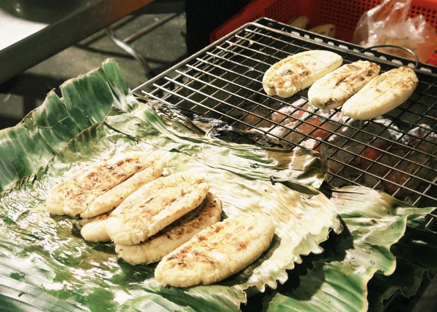 Saigon: Street Food Tour and The Local Life - Sweet finishes with sticky rice, banana, flan, and coffee