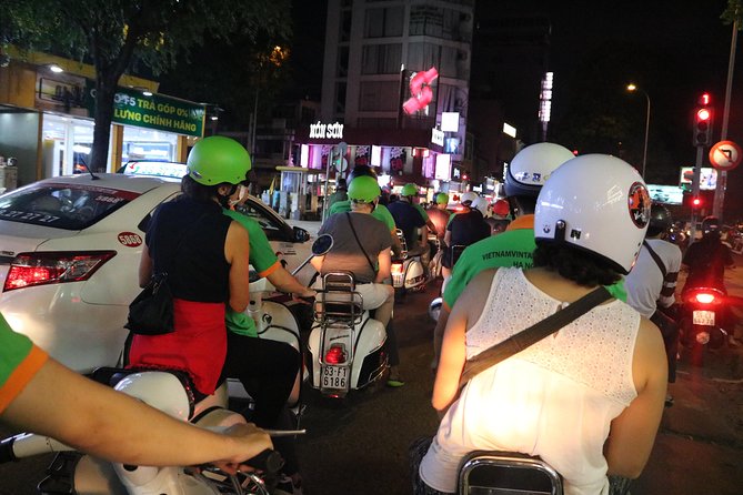 Saigon Vespa By Night Street Food Tour 4,5 Hours - Vietnamese coffee and live music