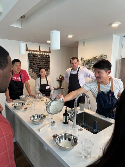 San Francisco: Dumpling Cooking Class & 3-Course Dinner - Kneading dough and rolling thin dumpling skins