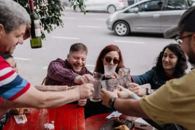 San Telmo: Historical Guided Tour with Street Food & Drinks