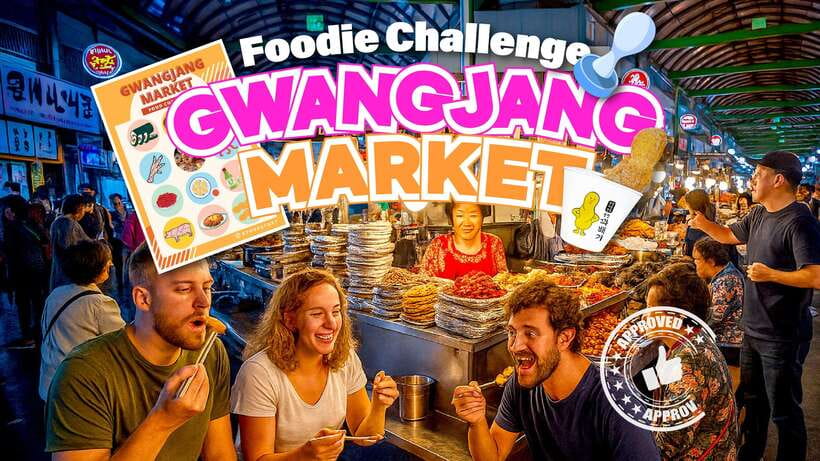 Seoul: Fearless Foodie Gwangjang Market Food Adventure - Inside Gwangjang Market, one taste at a time