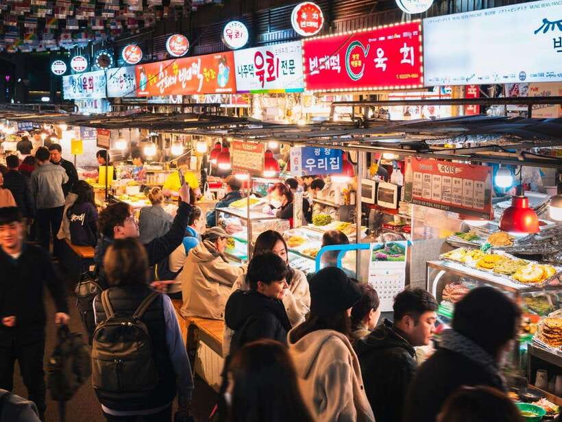 Seoul: Fearless Foodie Gwangjang Market Food Adventure - How the stamps shape the meal