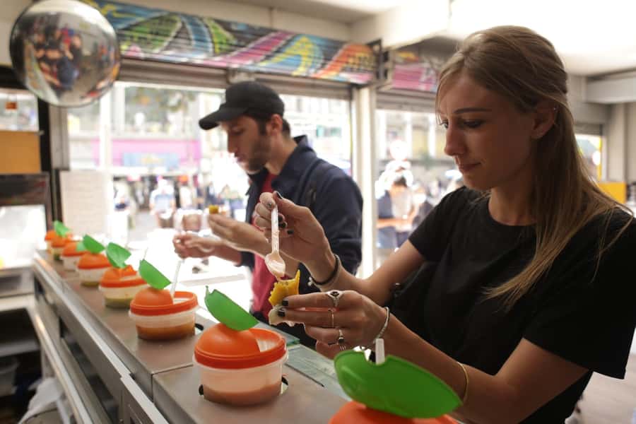 Shared Tour Bogota's Street Local Food - Empanadas and the first taste of Colombian street food