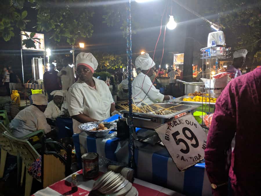 Stonetown: Food Markets and Street Food Walking Tour - Forodhani Gardens and the main food tasting