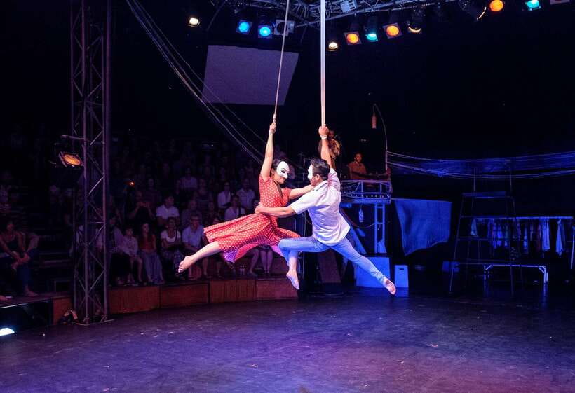 Street Food Tour and Phare Circus with Tuk-Tuk Transfers - Phare Circus: stories, dance, and comic timing