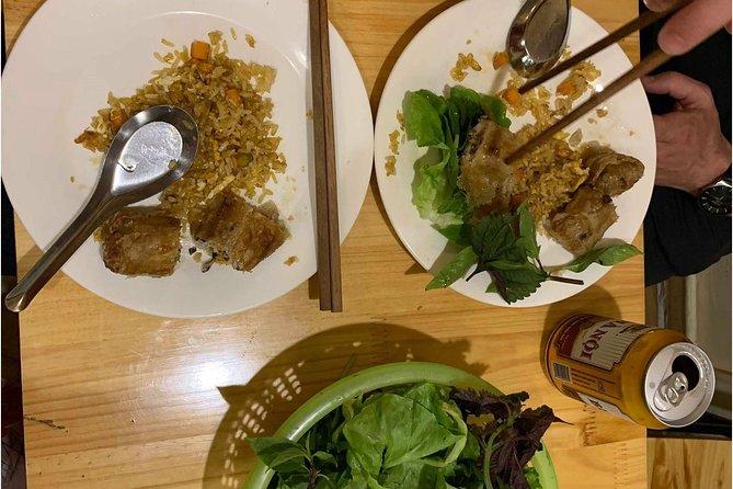 Street Foods Hanoi Kim Tours Vietnam - Vietnamese beer and egg coffee add contrast