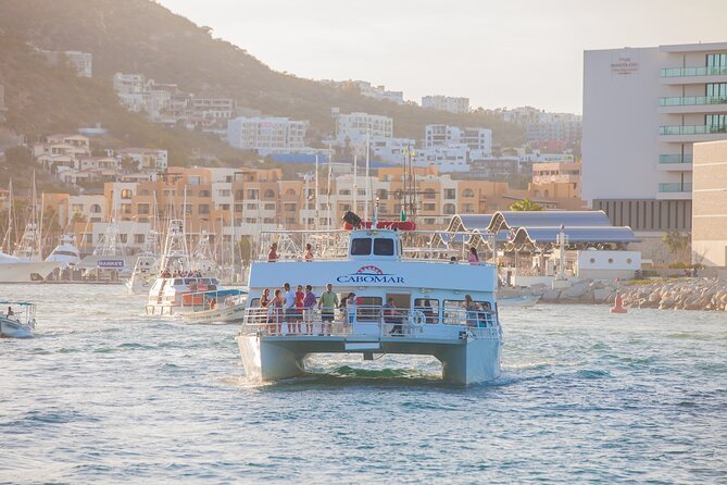 Tacos buffet & Open Bar Cruise! Los Cabos Round Transportation - The boat ride and the 45-person limit