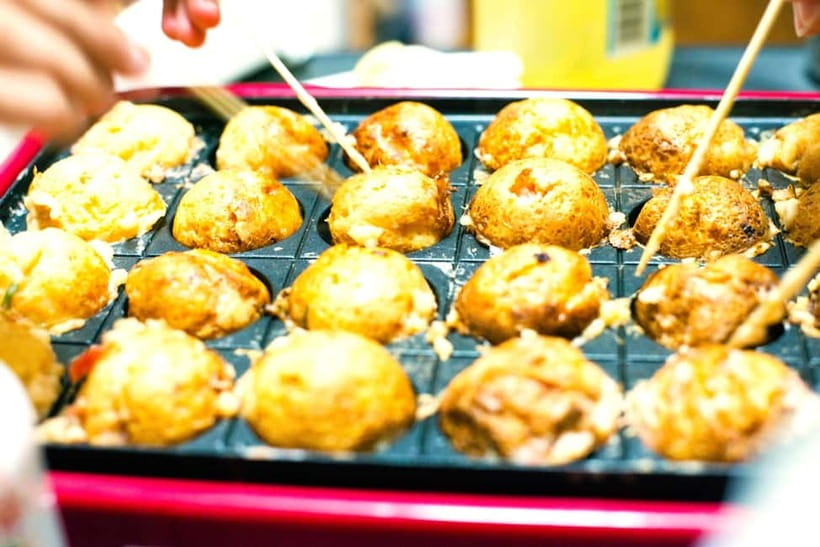 Takoyaki cooking experience in Kabukicho, Shinjuku - The food: crisp edges, soft centers, and strong toppings