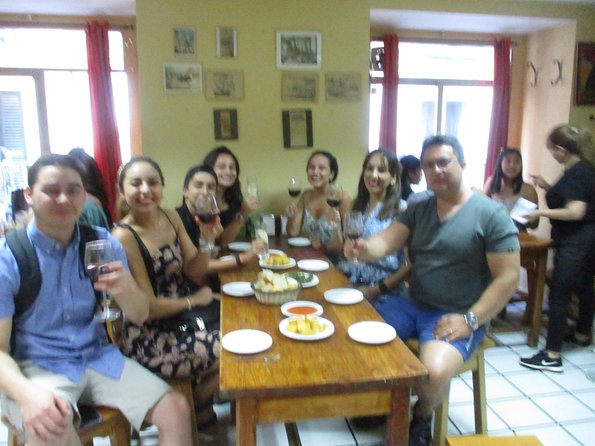 Tapas and history tour ending with churros with chocolate - Churros with chocolate on Calle del Arenal