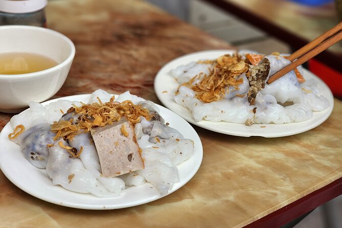 TASTE OF HANOI - walking street food adventure - Banh mi and the paper-goods streets near Hang Ma