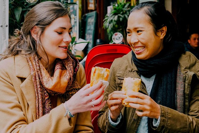 The 10 Tastings of Hanoi With Locals: Private Street Food Tour - Pho rolls and shrimp pastry on Lý Quốc Sư Street