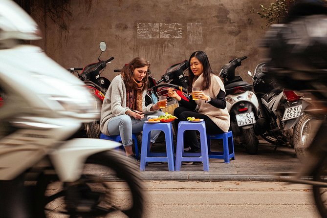The 10 Tastings of Hanoi With Locals: Private Street Food Tour - Steamed rice rolls in a small Hanoian eatery