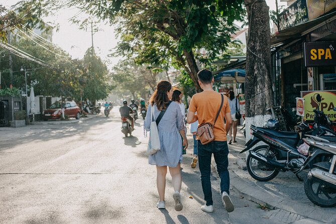 The 10 Tastings of Hoi An: Private Street Food Tour - Banh mi in the yard of an old house