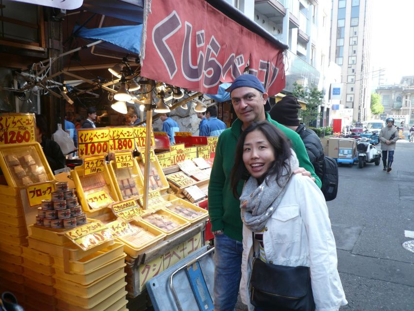 Tokyo: Guided Walking Tour of Tsukiji Market with Breakfast - Entering the narrow lanes of Tsukiji Outer Market