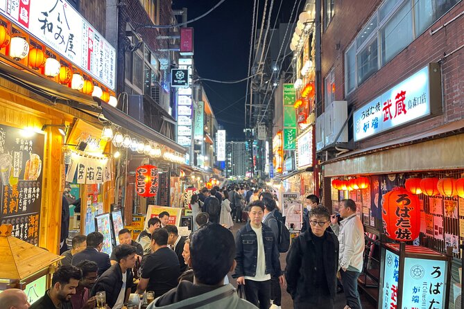 Tokyo Local Food Tour: Noodles, Skewers, Dumplings, Sweets - Key points for your Shimbashi evening