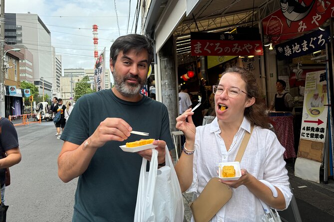 Tokyo: Private Tsukiji Fish Market Tour with 3 food stops - Tsukiji Hongan-ji and the route’s cultural balance
