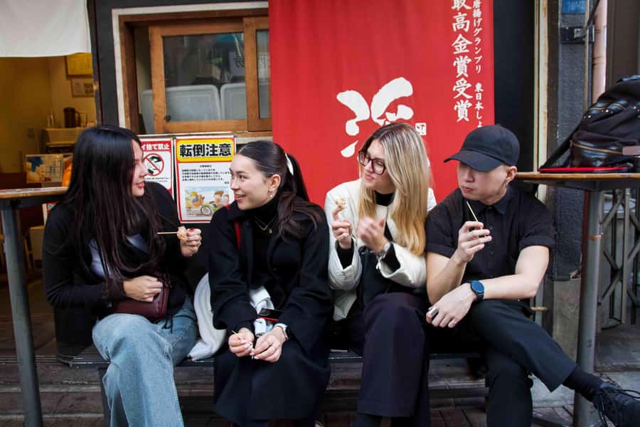 Tokyo: Togoshi Ginza Street Food Tour - The first bite: charcoal-grilled yakitori