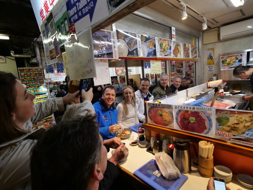 Tokyo: Tsukiji Fish Market Tour with 6 Stops & Seafood Lunch - Timing, meeting point, and practical details