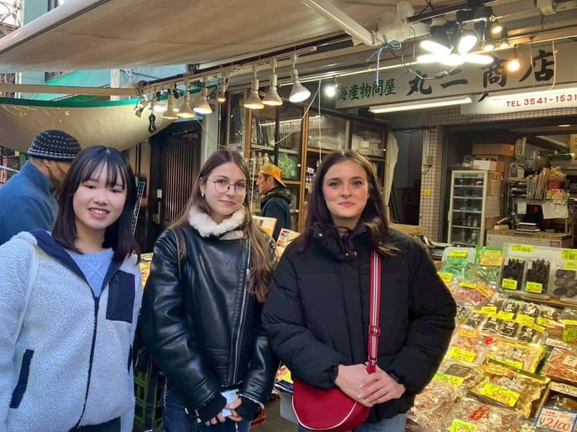 Tokyo: Tsukiji walk & sushi private tour with Uni Students - Timing, walking, and weather