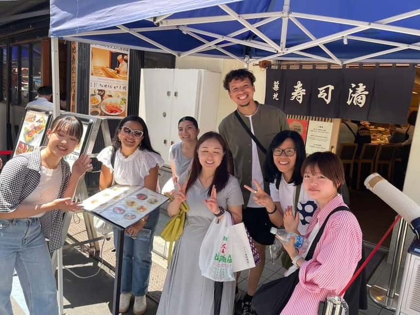 Tokyo: Tsukiji walk & sushi private tour with Uni Students - Namiyoke Inari Jinja and the market’s spiritual side