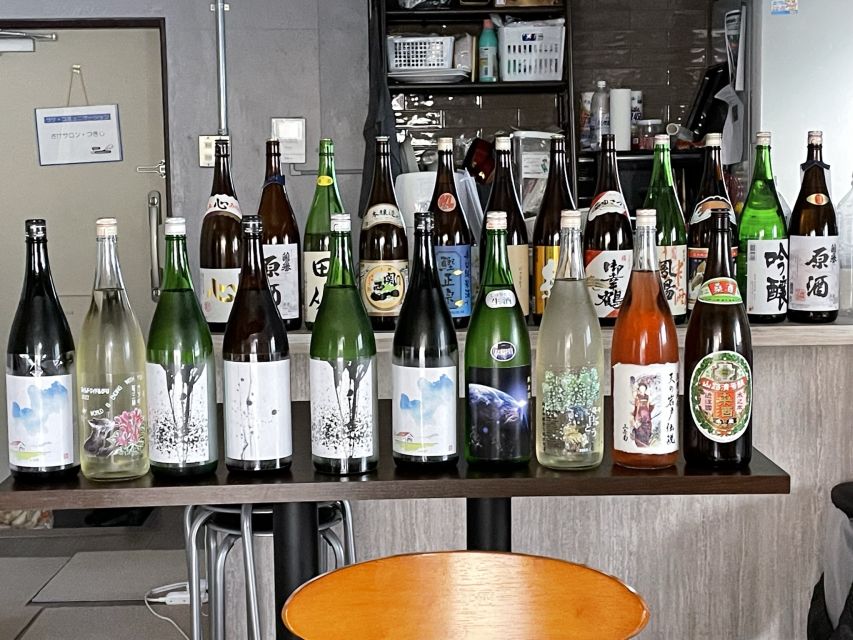 Tsukiji: Unlimited Sake Tasting Experience - Cheese, rice crackers, and the missing meal