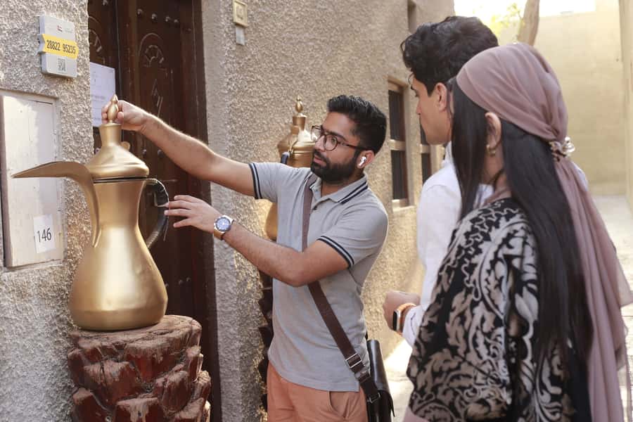 Walking Tour in Dubai. Souks, museums, Local Food Testing - Crossing Dubai Creek by abra