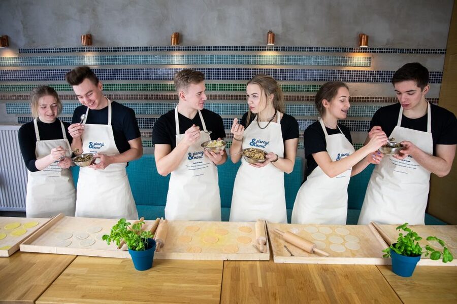 Warsaw: Polish Dumplings Cooking Class - Folding five shapes, including the tortellini challenge