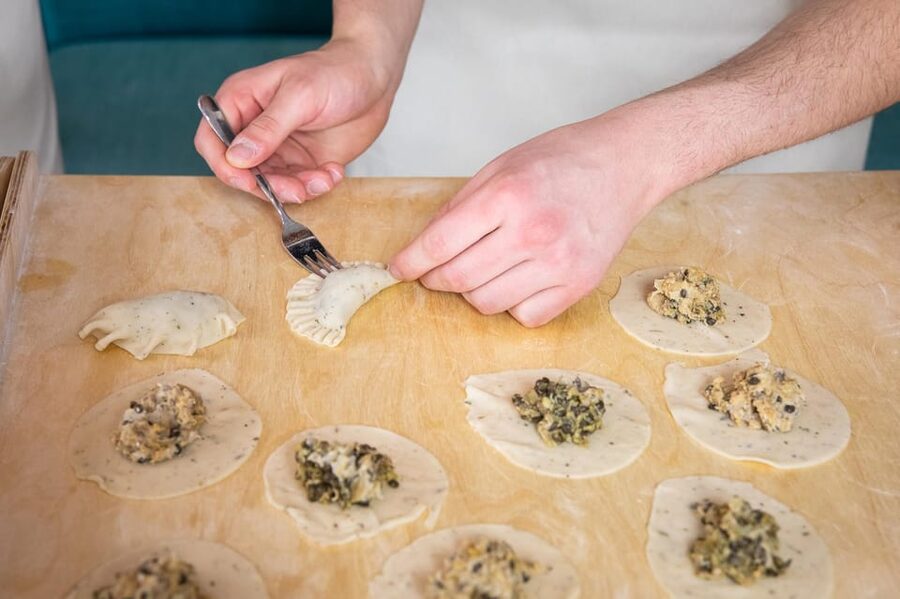Warsaw: Polish Dumplings Cooking Class - Arriving at Pierogi & More on Stawki Street