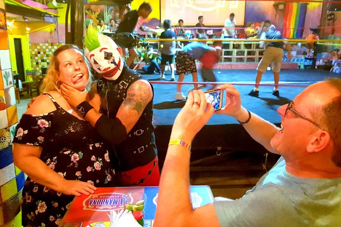 Wrestling SHOW TACOS & TEQUILA TASTING - The ring photo opportunity